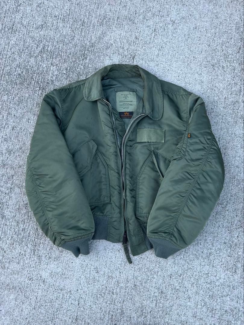 も*も様 90s USA製 アルファ CWU-45P フライトジャケット L オ