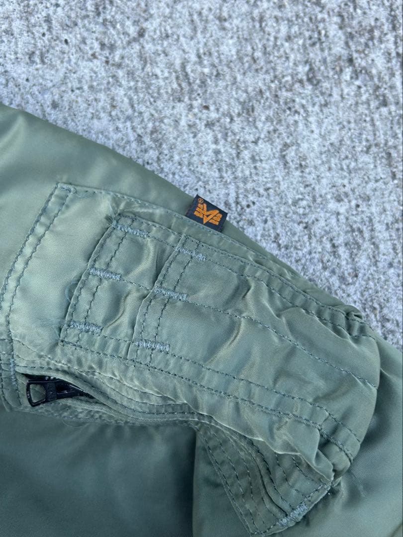 も*も様 90s USA製 アルファ CWU-45P フライトジャケット L オ