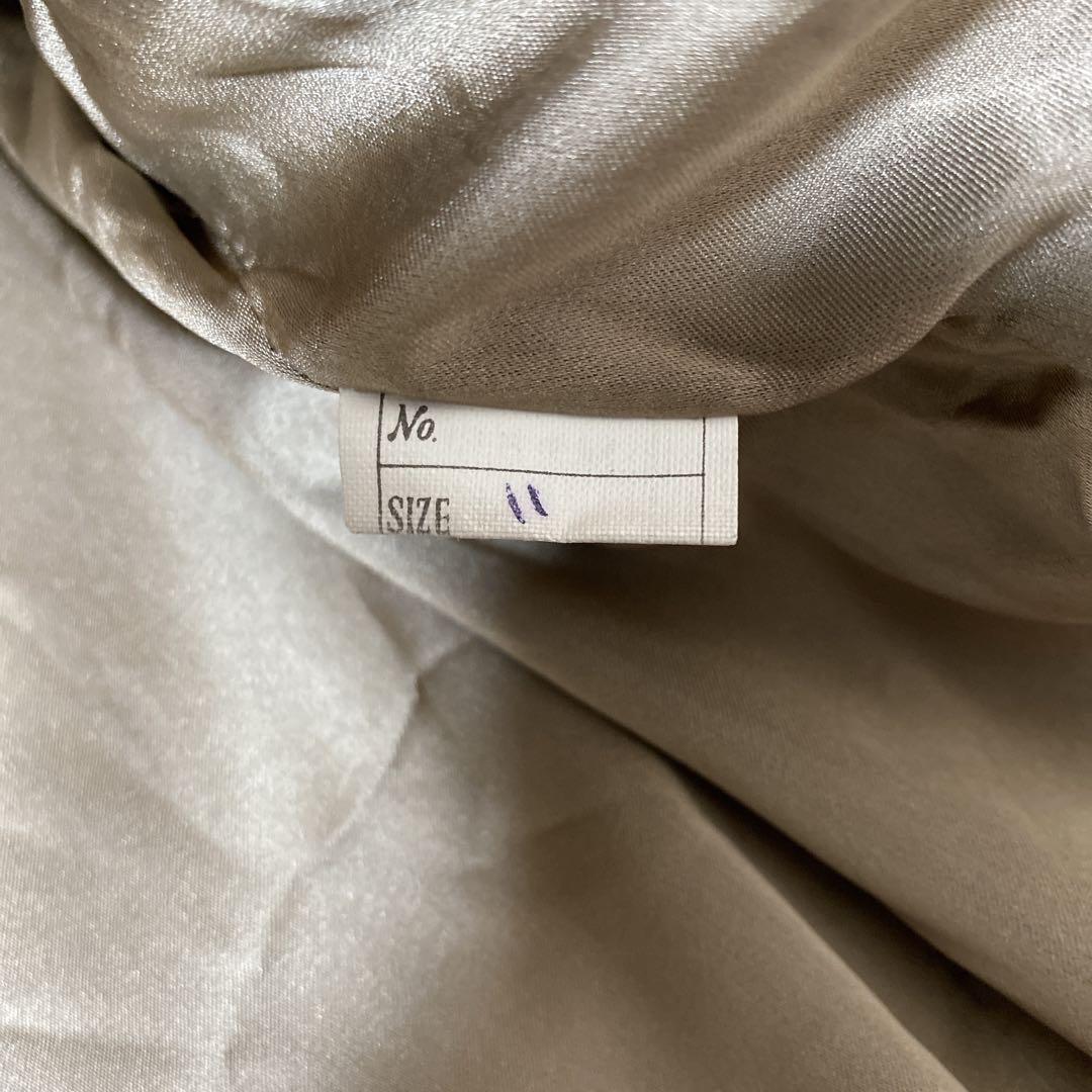 高級リアルファーコート 毛皮 ミックスファー 女優襟 ボリューム 11号