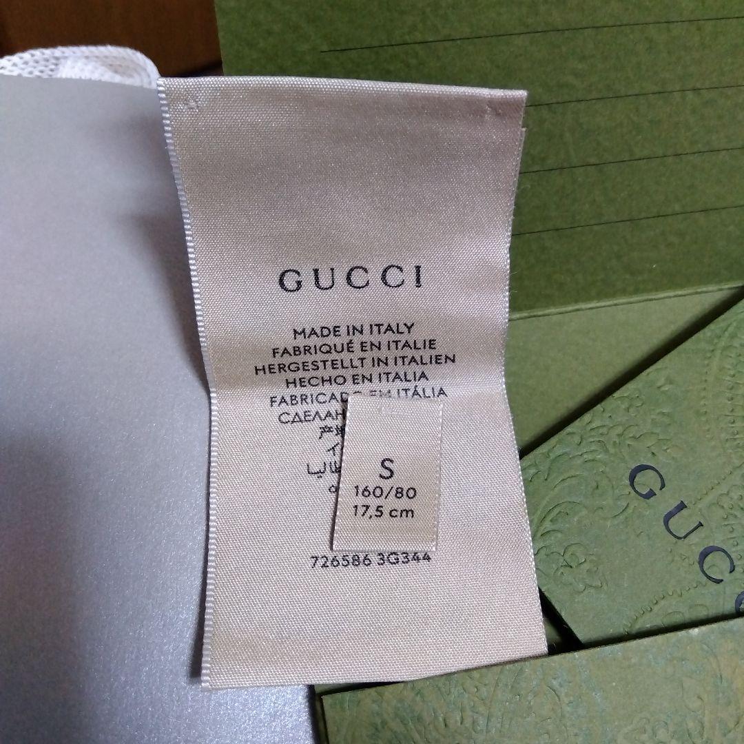 グッチ　GG　カシミア　フィンガーレス　グローブ　ピンク✕グレー