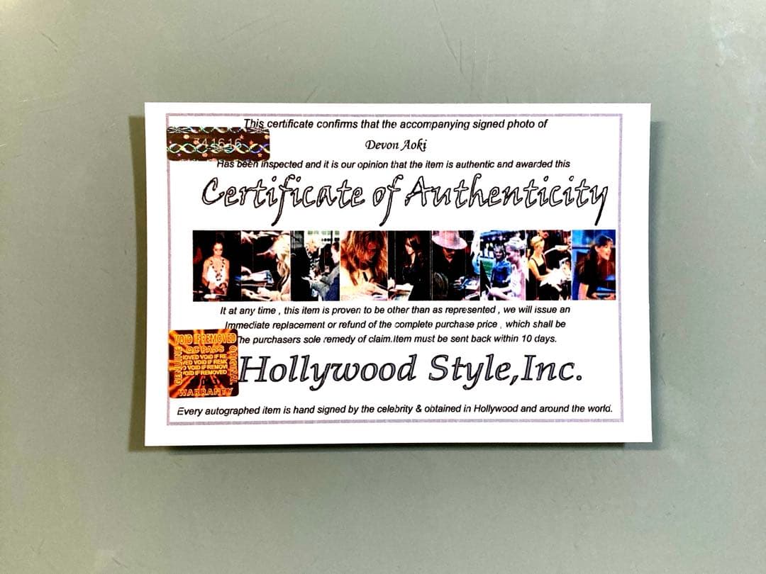 セール中…デヴォン青木直筆サイン入り超大型写真…ワイルドスピード…
