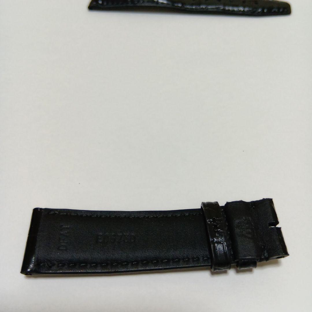 ＩＷＣ純正アリゲーターストラップブラック20㎜