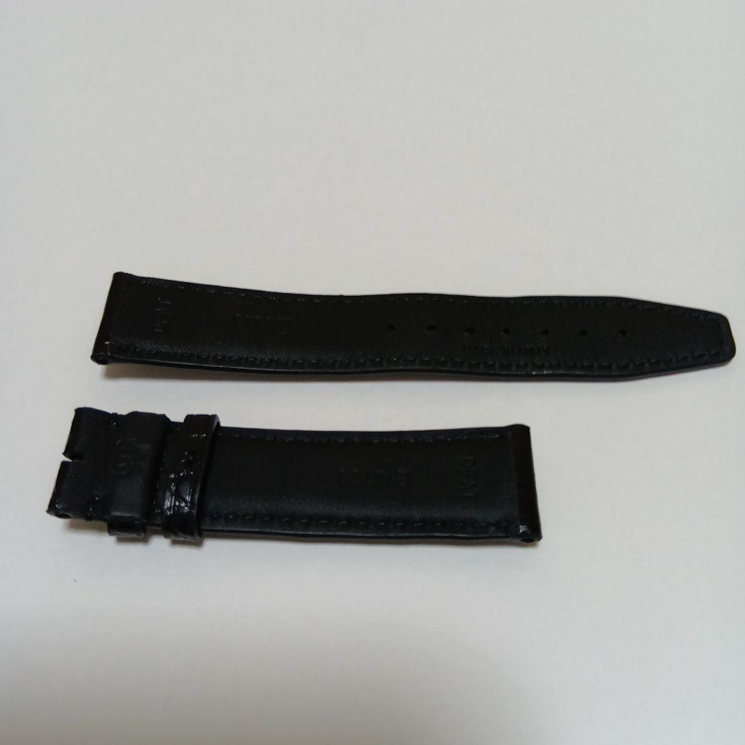 ＩＷＣ純正アリゲーターストラップブラック20㎜