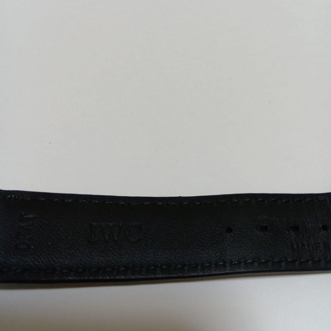 ＩＷＣ純正アリゲーターストラップブラック20㎜