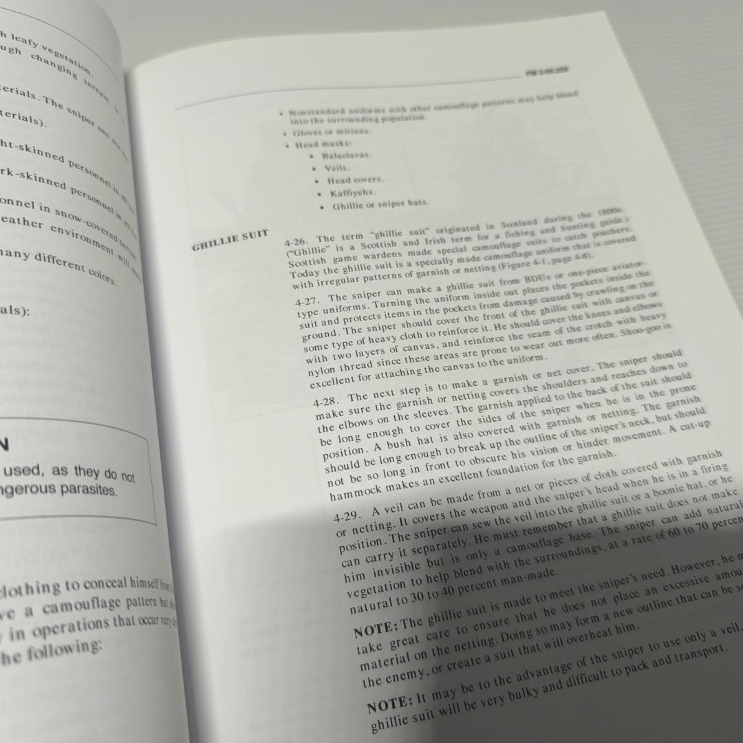 洋書 Special Forces Sniper Training and Emplo