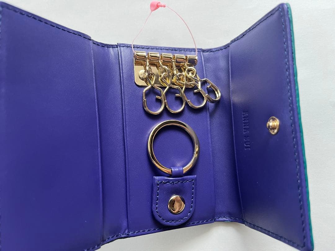 新品アナスイANNA SUI ヘブンスター キーケース ターコイズ未使用