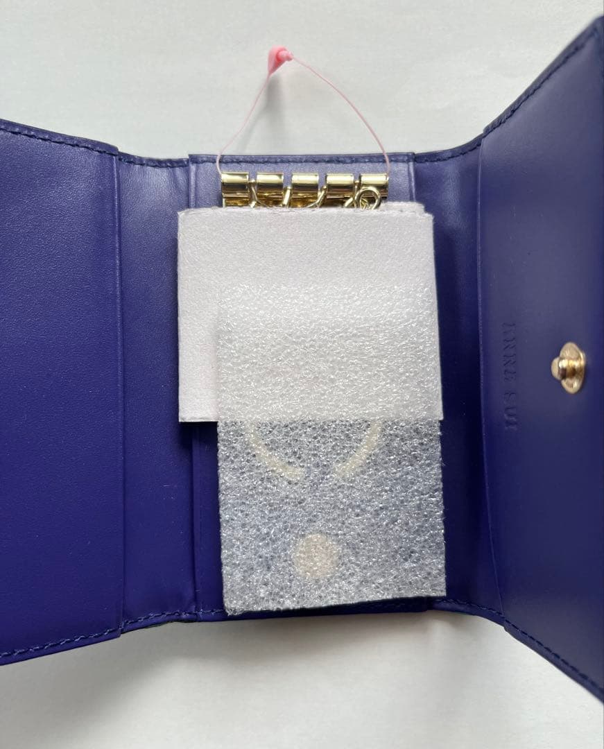 新品アナスイANNA SUI ヘブンスター キーケース ターコイズ未使用