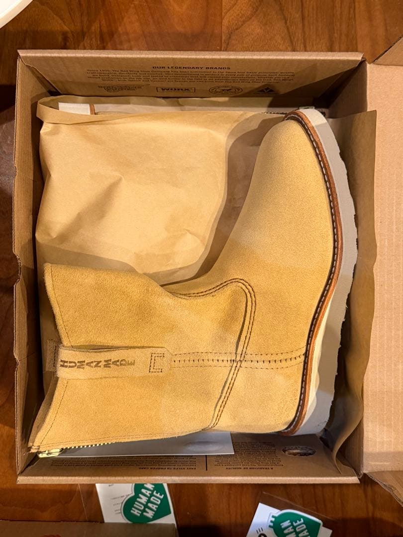 【新品　US8E 】HUMAN MADE x RED WING Pecos