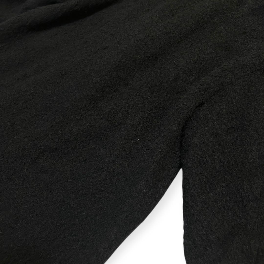 CLANE ミックスシャギーレディコート モヘヤ混 1 ブラック