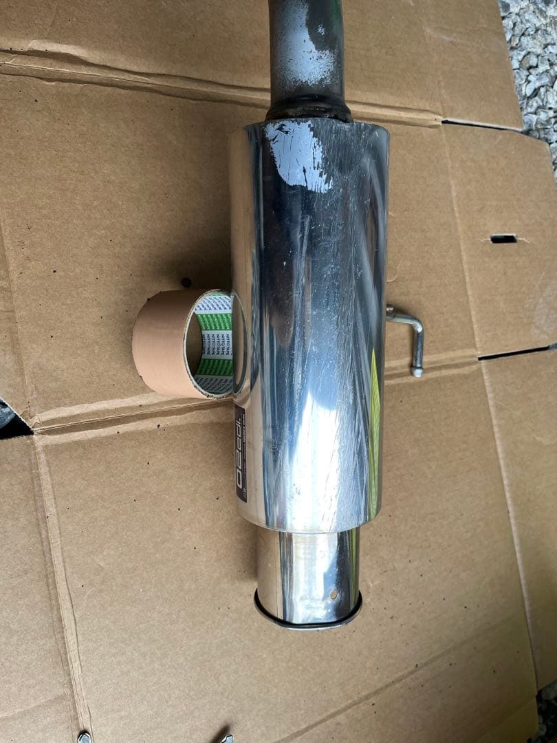 O2edi. ステンレスシングル出しマフラー、柿本‼️