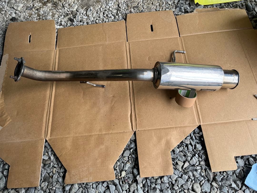 O2edi. ステンレスシングル出しマフラー、柿本‼️