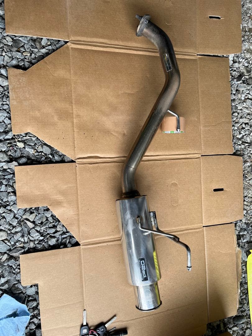 O2edi. ステンレスシングル出しマフラー、柿本‼️