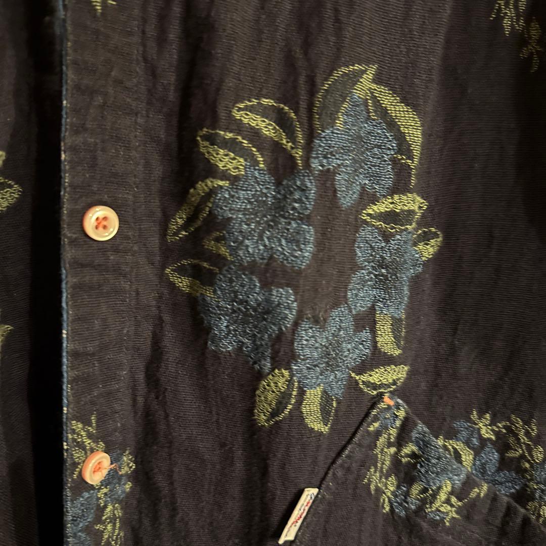 Blue Trick 花柄コート