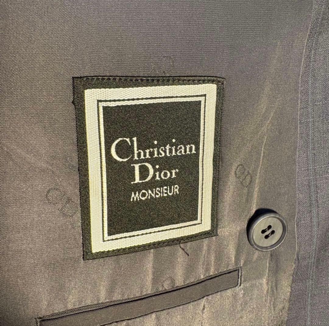 Christian Dior セットアップ　ダブル　ダークグレー