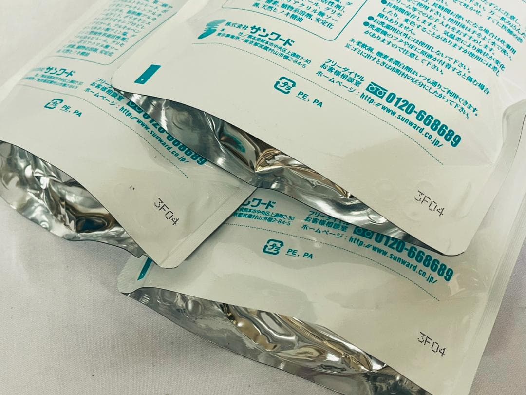 ◆【未使用】スマートハイベック 液体洗剤 詰め替え用 450g 3個セット