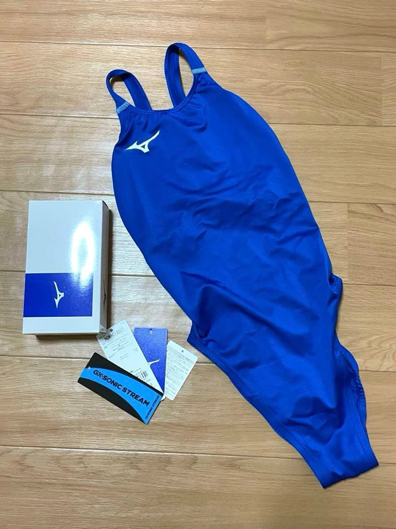 【Oサイズ】新作Mizuno GX・SONIC STREAM ブルー　競泳水着