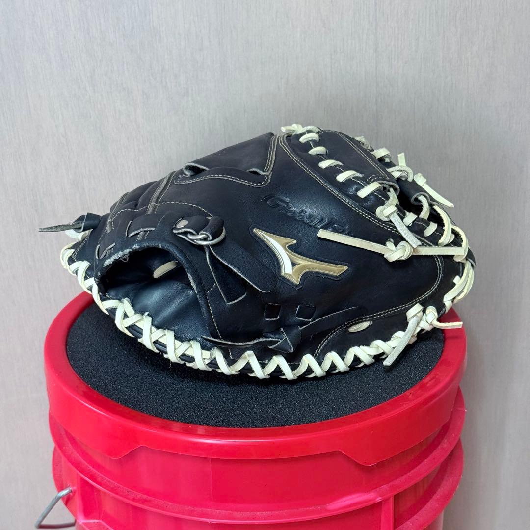 ミズノ グローバルエリート 軟式 キャッチャーミット クロス締め