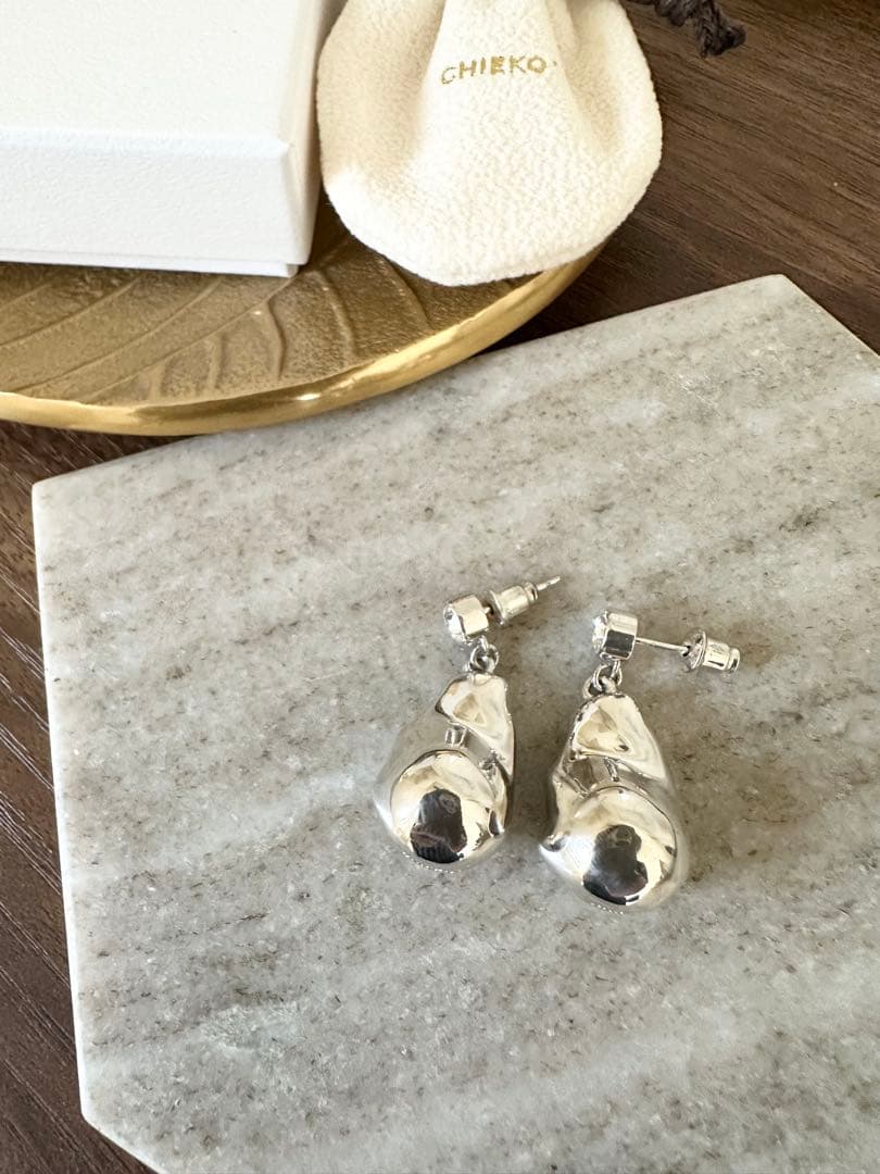 CHIEKO+チエコプラス baroque pierce † silver