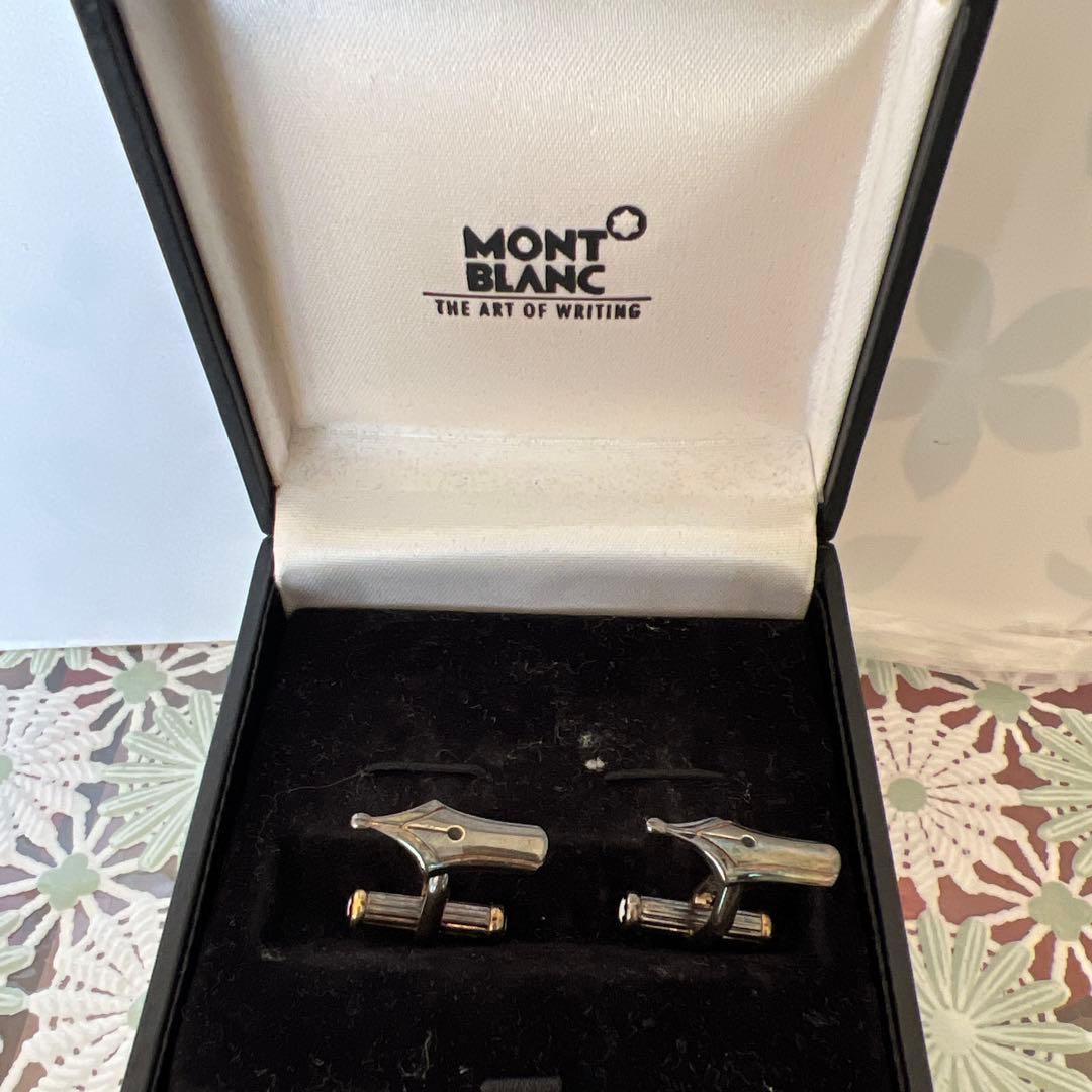 MONT BLANC ペン型カフリンクス 専用ケース付き