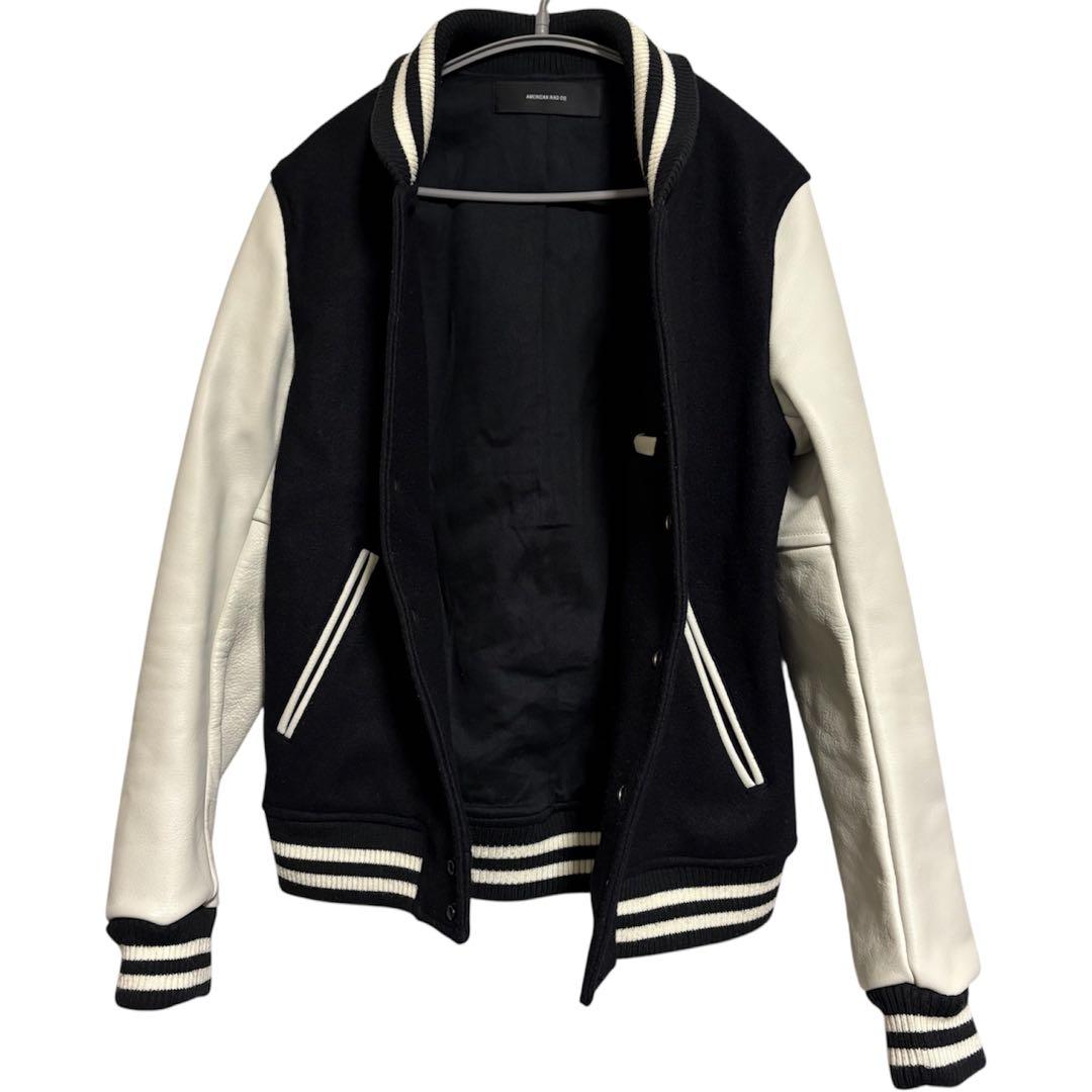 ほぼ未使用 アメリカンラグシー 本革 スタジャン 黒×白 サイズ2 定番アメカジ