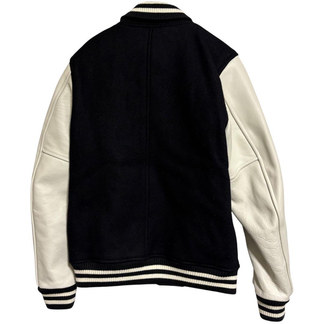 ほぼ未使用 アメリカンラグシー 本革 スタジャン 黒×白 サイズ2 定番アメカジ