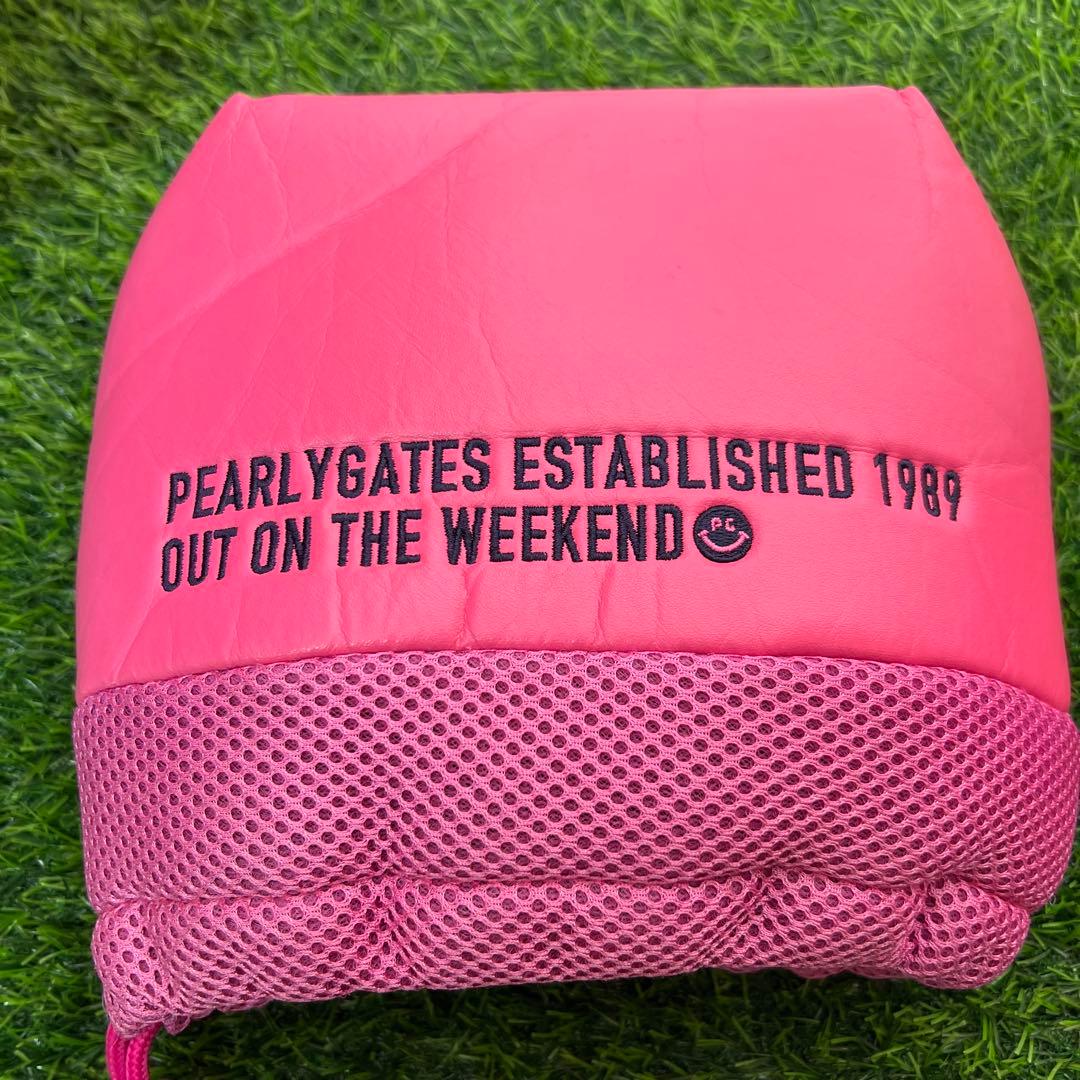 パーリーゲイツ スタンド式　キャディバッグ ピンク　ヘッドカバー付き　ゴルフ