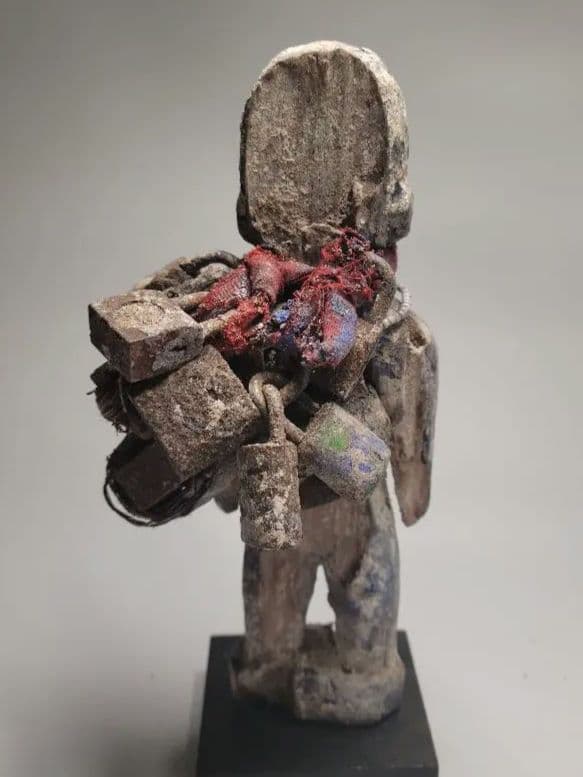 [ひろ]アフリカ 呪物 ヴードゥー教 木彫り アフリカンアート