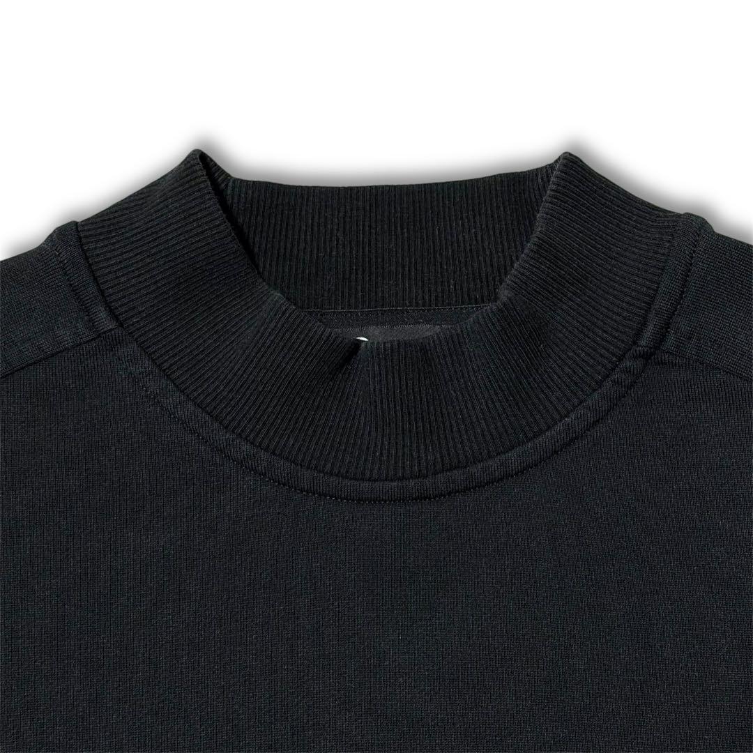 Y-3 フレンチテリー スタック ロゴ ハイネック クロップド丈 スウェット