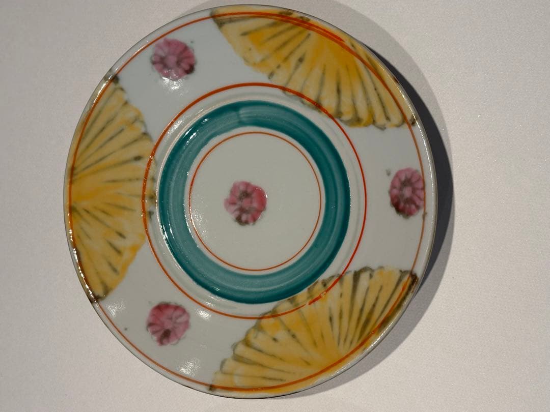 伊藤聡信さん 色絵 ５寸皿 ２枚セット