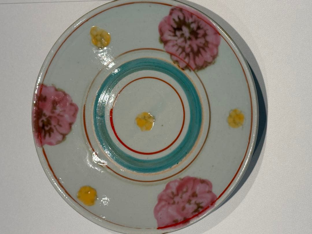 伊藤聡信さん 色絵 ５寸皿 ２枚セット