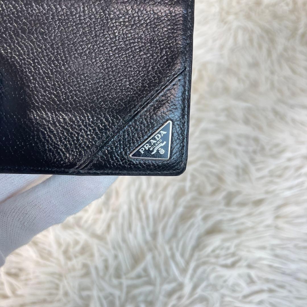 良品✨PRADA プラダ マネークリップ サフィアーノ トライアングル