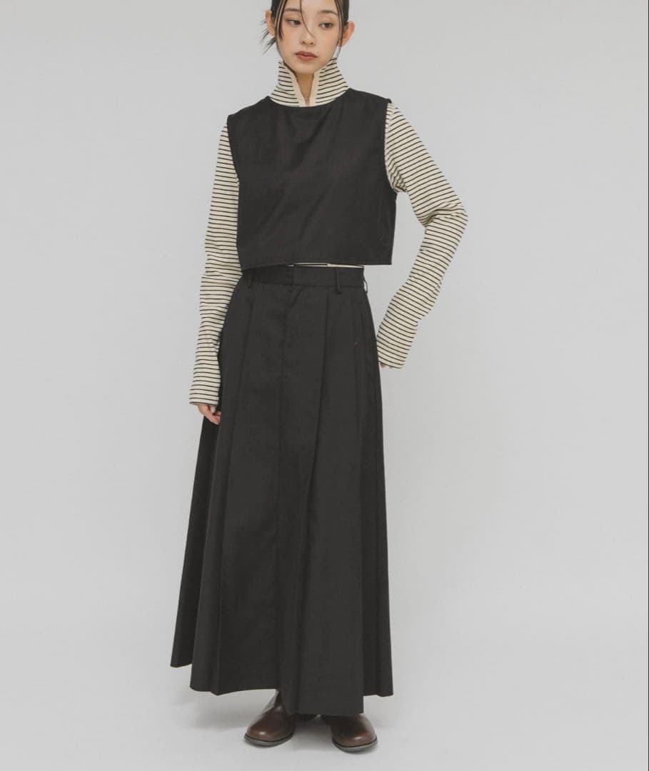 KBF セットアップ　2WAYベストセパレートワンピース　ブラック