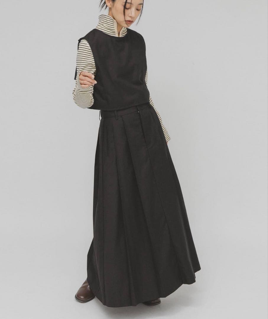 KBF セットアップ　2WAYベストセパレートワンピース　ブラック