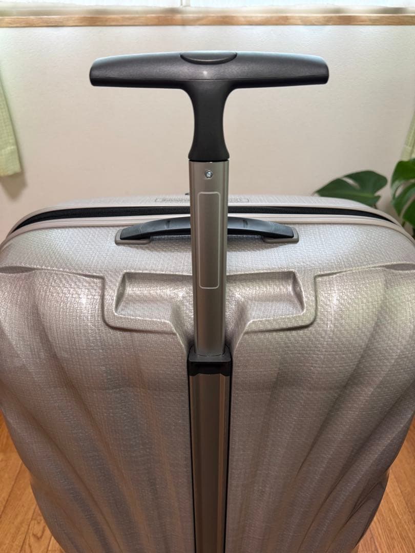 【美品】サムソナイトコスモライト 3.0 スピナー 94L パール色