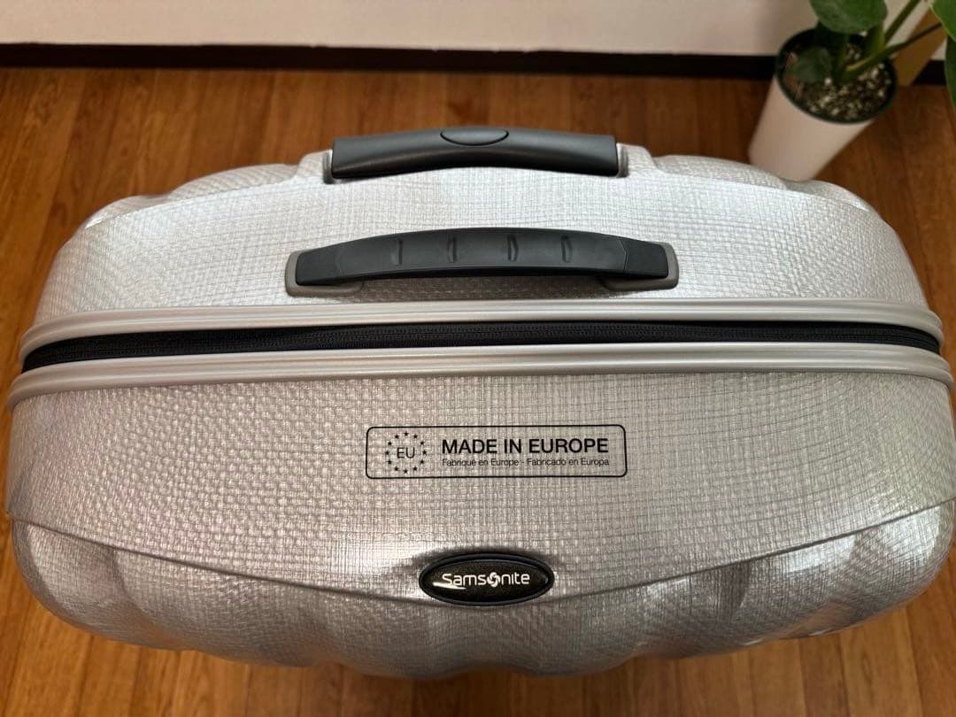 【美品】サムソナイトコスモライト 3.0 スピナー 94L パール色