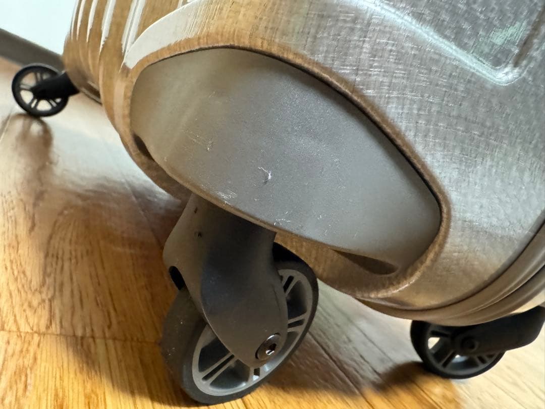 【美品】サムソナイトコスモライト 3.0 スピナー 94L パール色