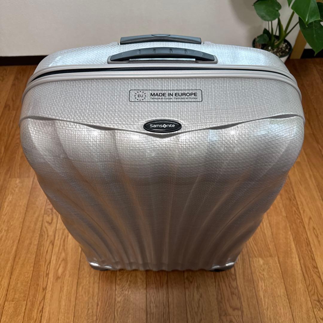 【美品】サムソナイトコスモライト 3.0 スピナー 94L パール色