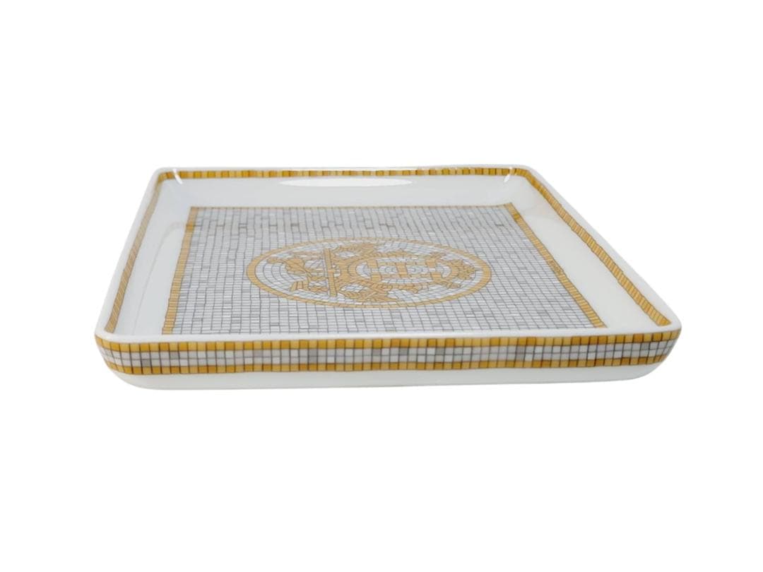 HERMESエルメス モザイク24 トレー トレイ 陶器 食器 洋食器 プレート