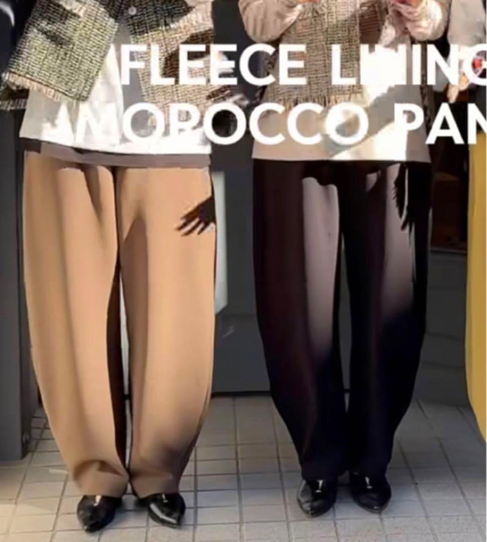 Anna Kerry 裏起毛冬モロッコパンツ　38