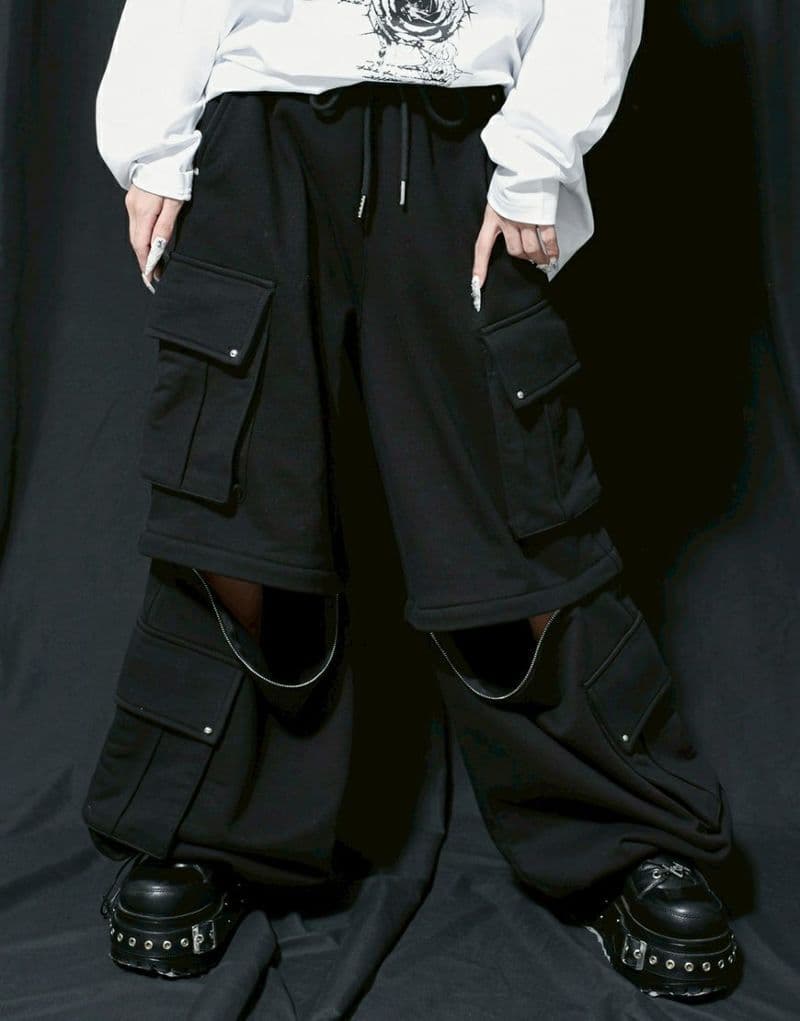 REFLEM　福袋　セパレートワイドスウェットカーゴパンツ　最安値