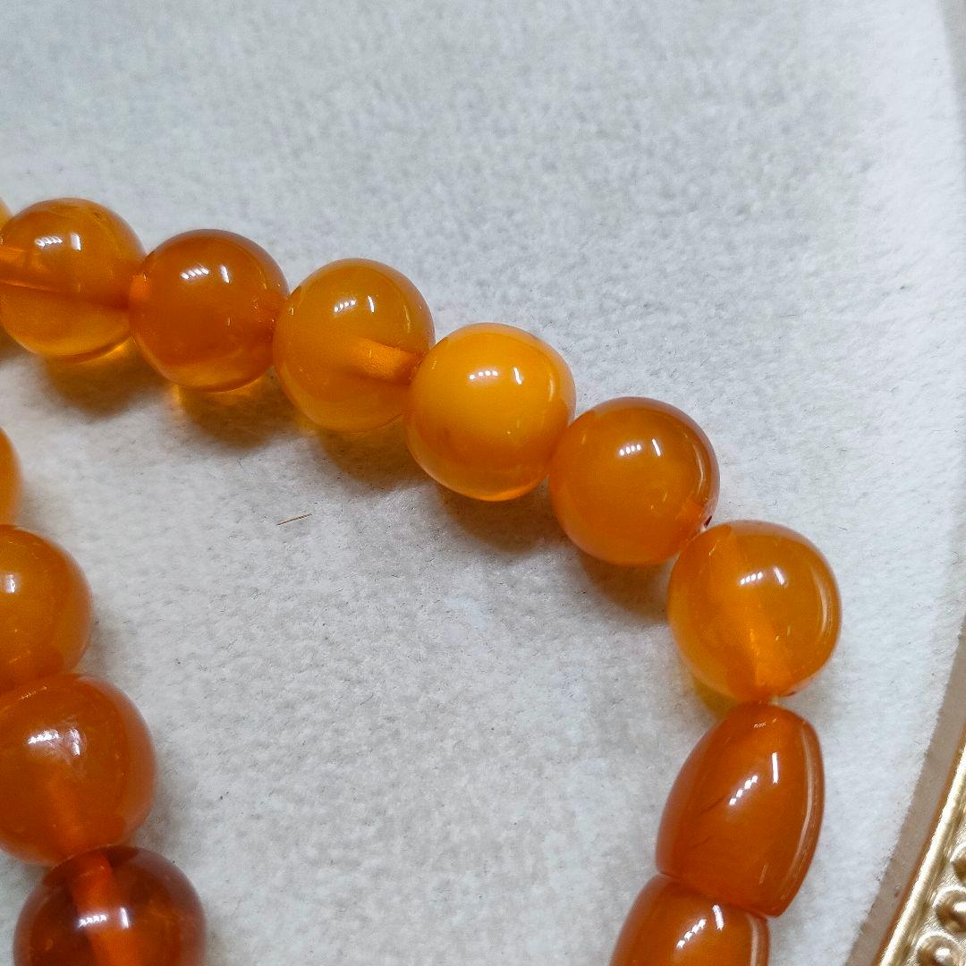 2AI59　琥珀　ネックレス