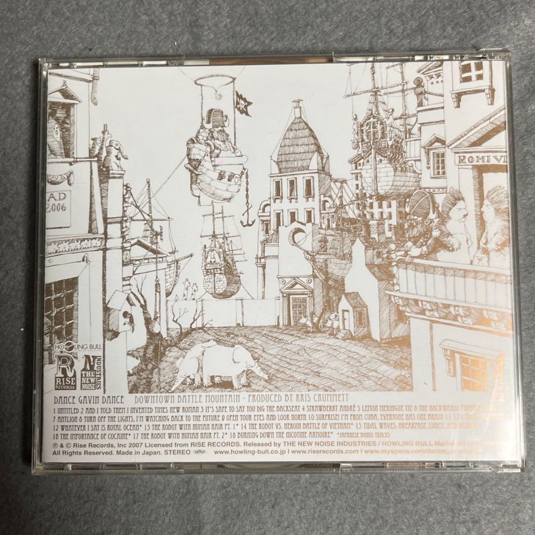 DANCE GAVIN DANCE ダウンタウン・バトル・マウンテン CD 帯付