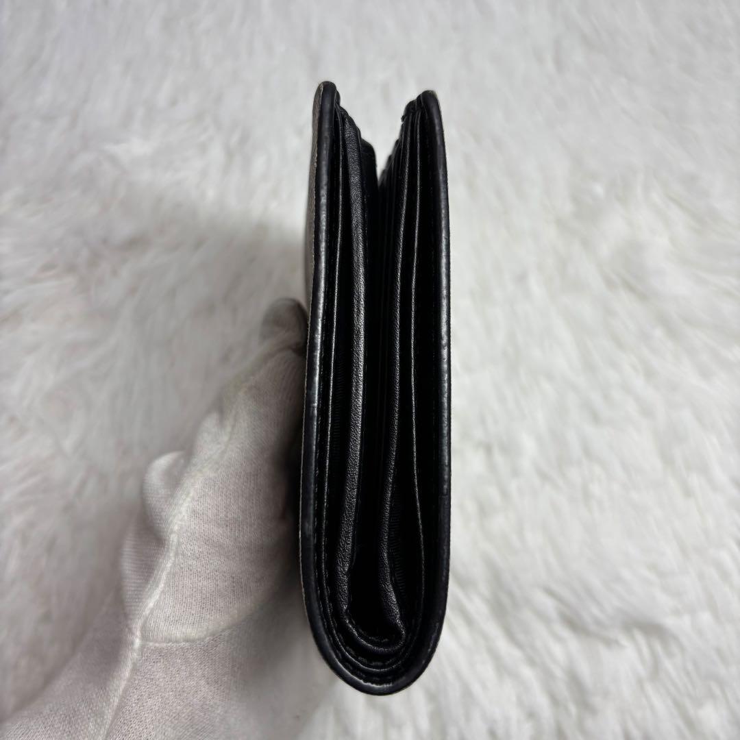 ✨美品✨ グッチ GGスプリーム 二つ折り財布 アニマリエ レザー 蛇 ヘビ