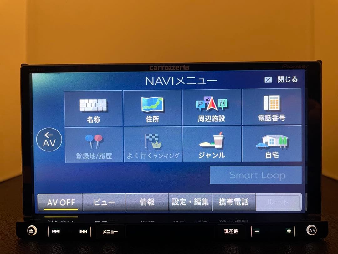 楽ナビAVIC-RZ77 2026年地図最新2.0.0.版最新オービス