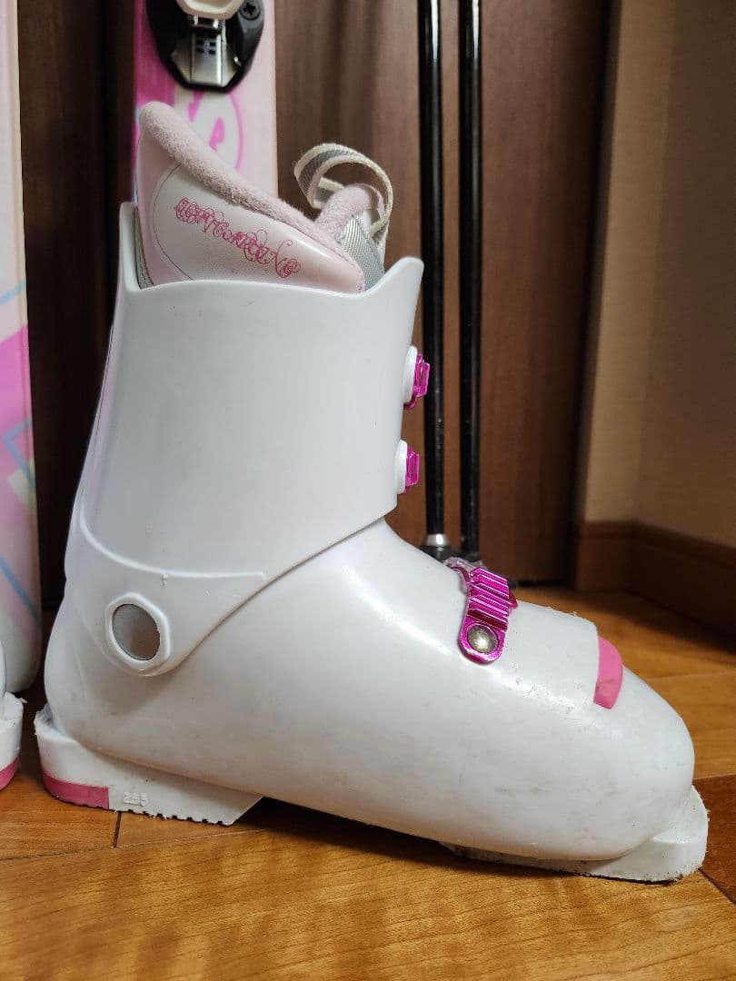 しゅりんぷ　スキー板　128cm　 ブーツ　23cm　ストック 90cm