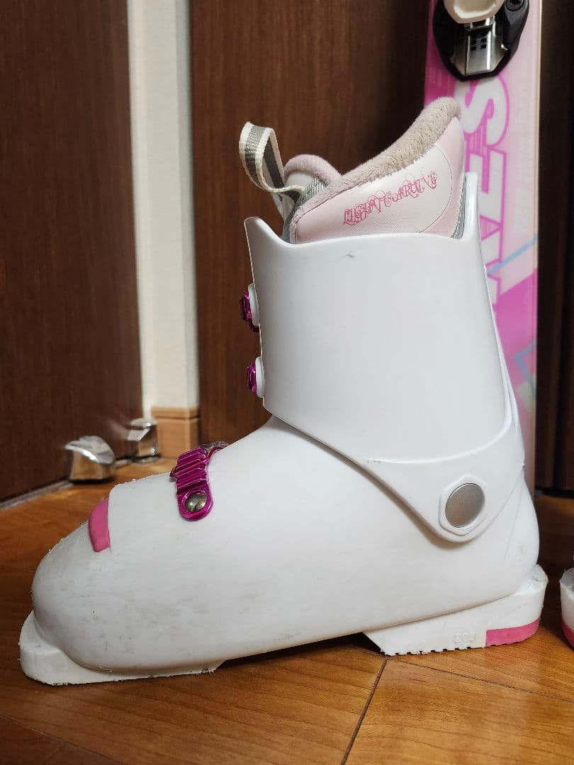 しゅりんぷ　スキー板　128cm　 ブーツ　23cm　ストック 90cm