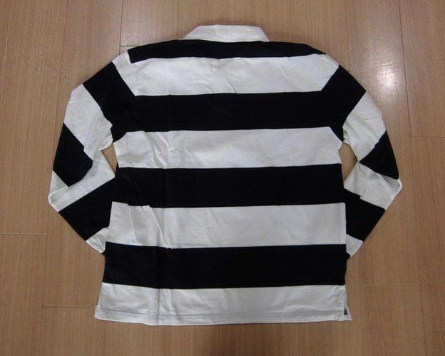 新品未使用　CANTERBURY　カンタベリー　ストライプラグビージャージ　XL