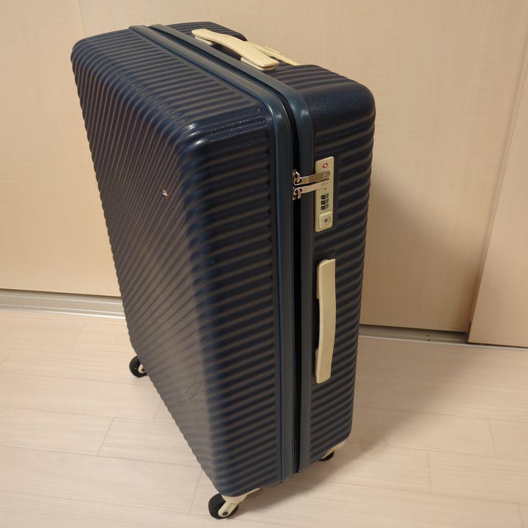 ［4-7泊］エース ハント マイン 75L スーツケース ビオラネイビー 大型