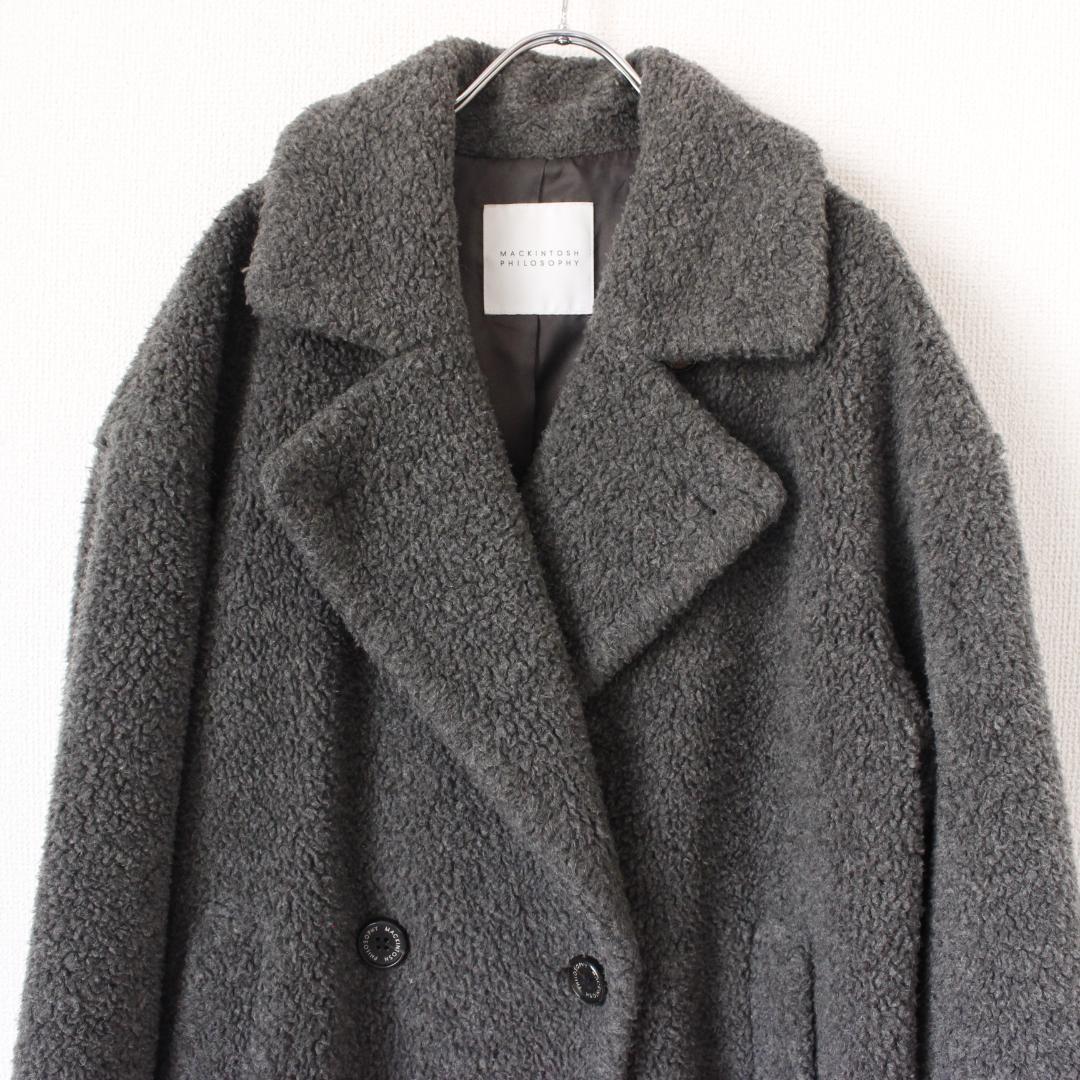 MACKINTOSH PHILOSOPHY テディベアコート Mサイズ グレー