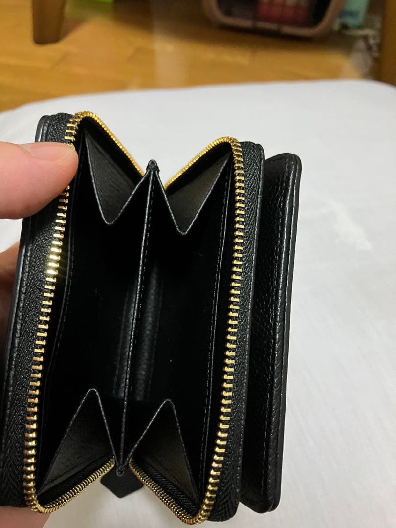 ハッシュタグ　ピュアシュリンクレザー　ミディアムウォレット